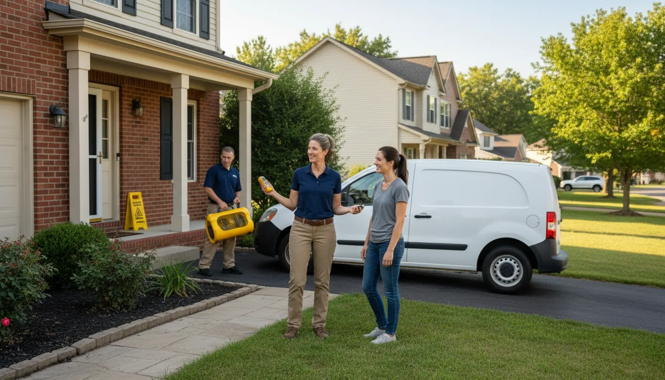 Water restoration image for Flood Water Cleanup, Removal And Restoration Services in Henderson, TX